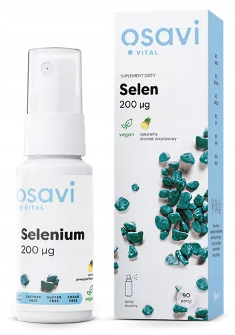 Osavi SELENIUM 200 мкг Оральний спрей Ананас ІМУНІТЕТ ЩИТОВИДНОЇ ЗАЛОЗИ, фото 1