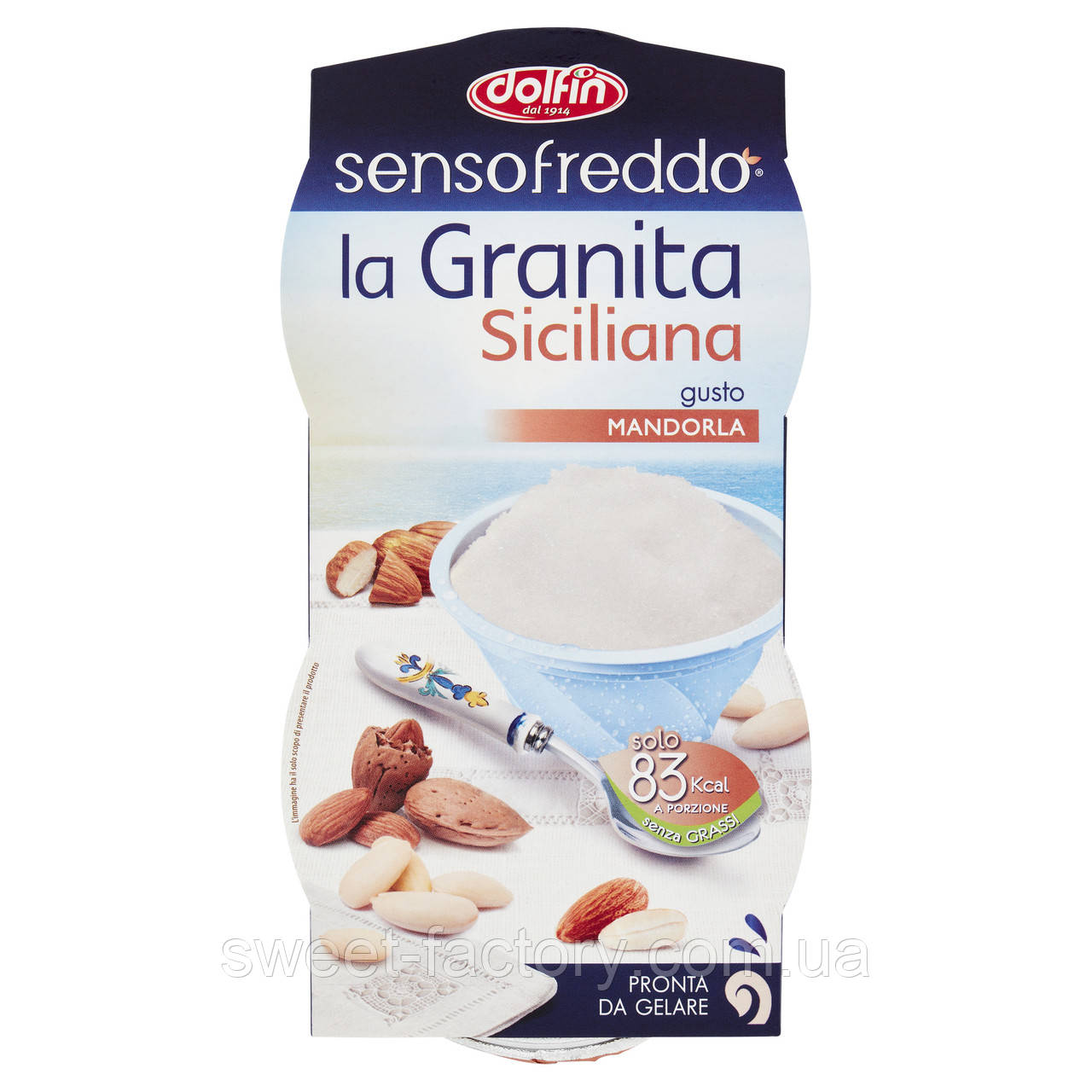 Десерт Dolfin SensoFreddo la Granita Siciliana Mandorla 200ml, фото 1