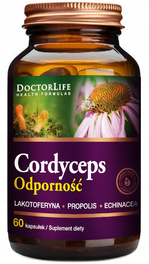Doctor Life КОРДИЦЕПС Рейші ЛАКТОФЕРИН ІМУНІТЕТ, фото 1