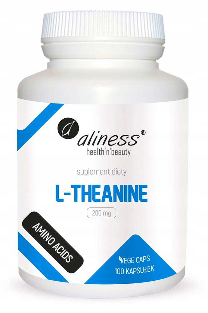 Aliness L-TEANINE теанін РЕЛАКСАЦІЯ спокій 200 мг 100, фото 1