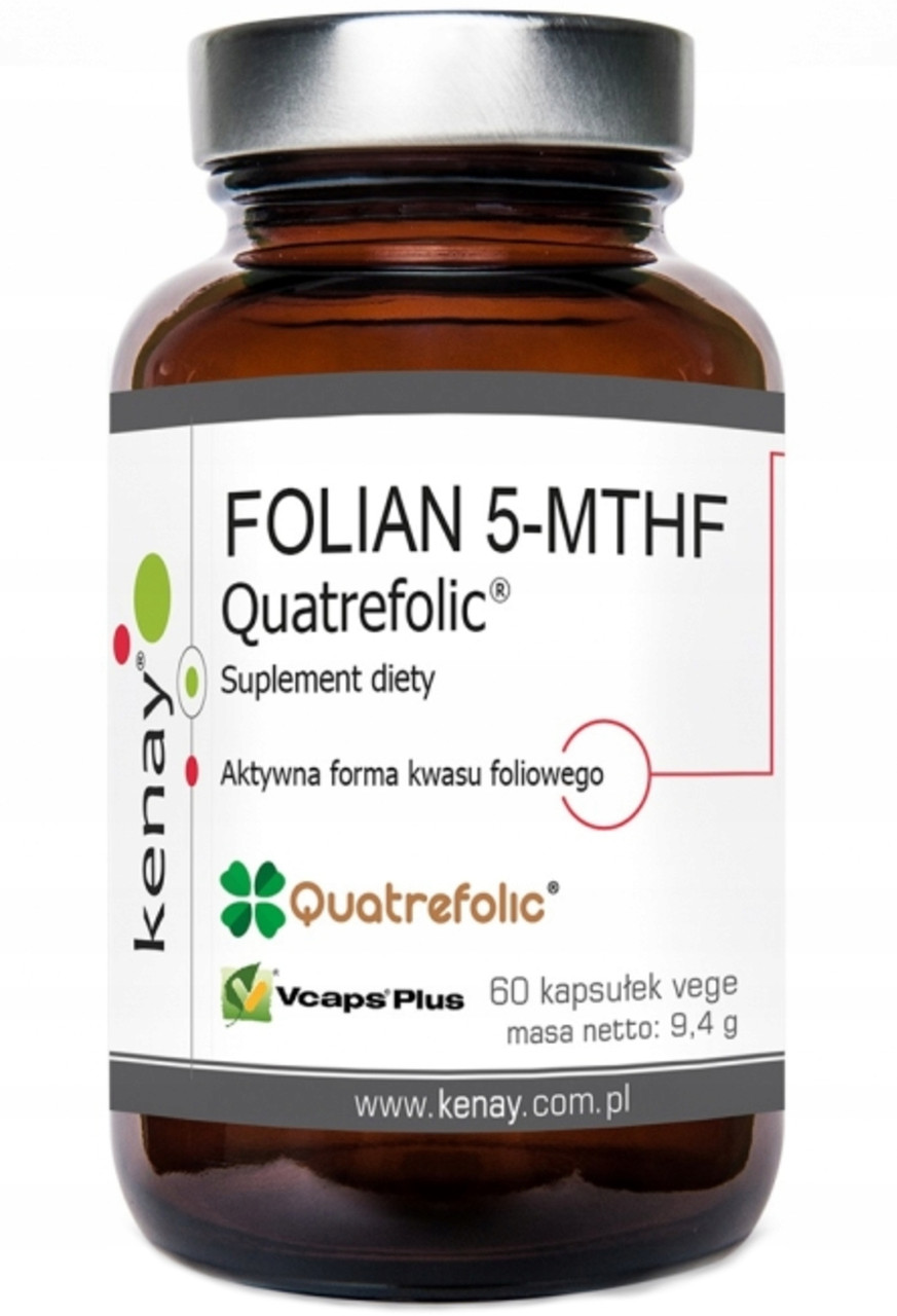 Kenay FOLIAN 5-MTHF Quatrefolic 400 мкг 60 капсул, фото 1