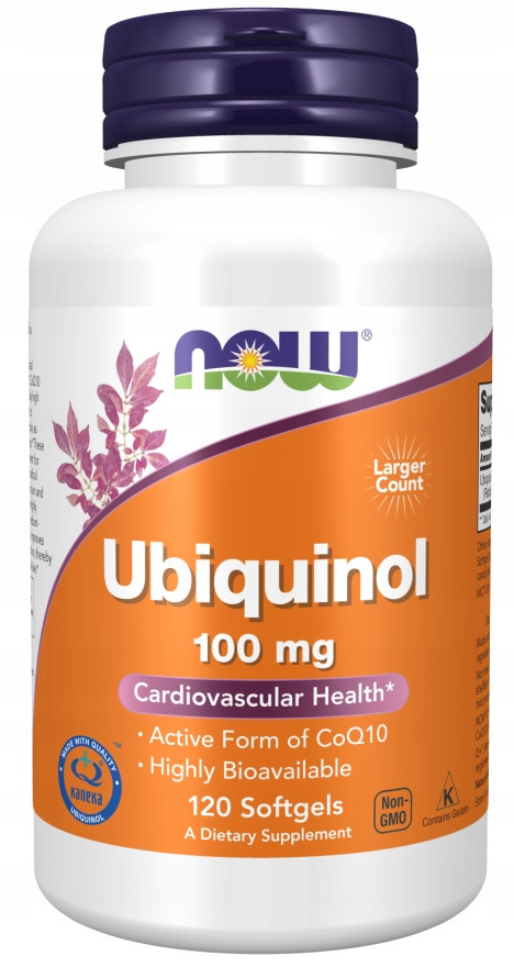 NOW Foods UBIQUINOL 100mg 120k COENZYME Q10 СЕРЦЕ, фото 1