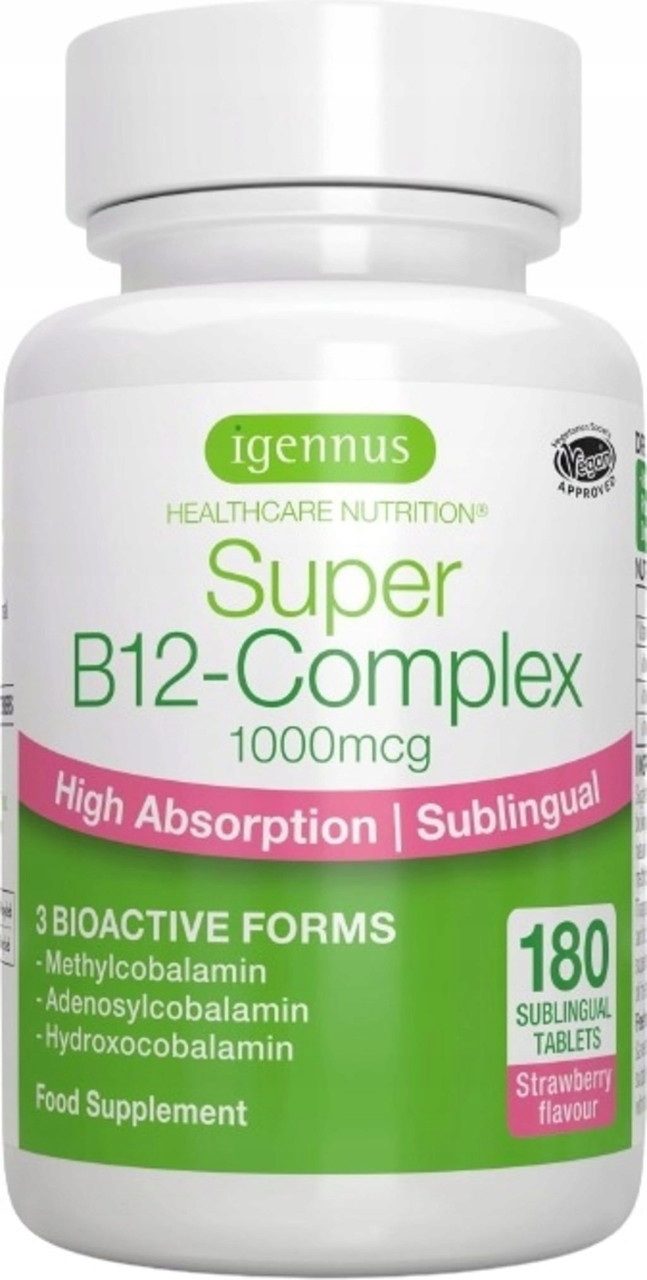 Igennus Super Vitamin B12 Complex 1000 мкг, фото 1