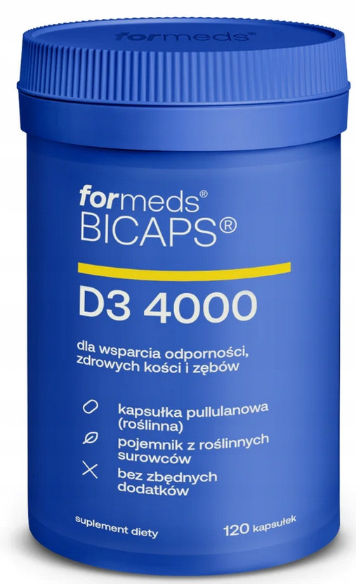 Вітамін D3 4000 Bcaps D3 Formeds 120 капсул для підтримки імунітету, фото 1