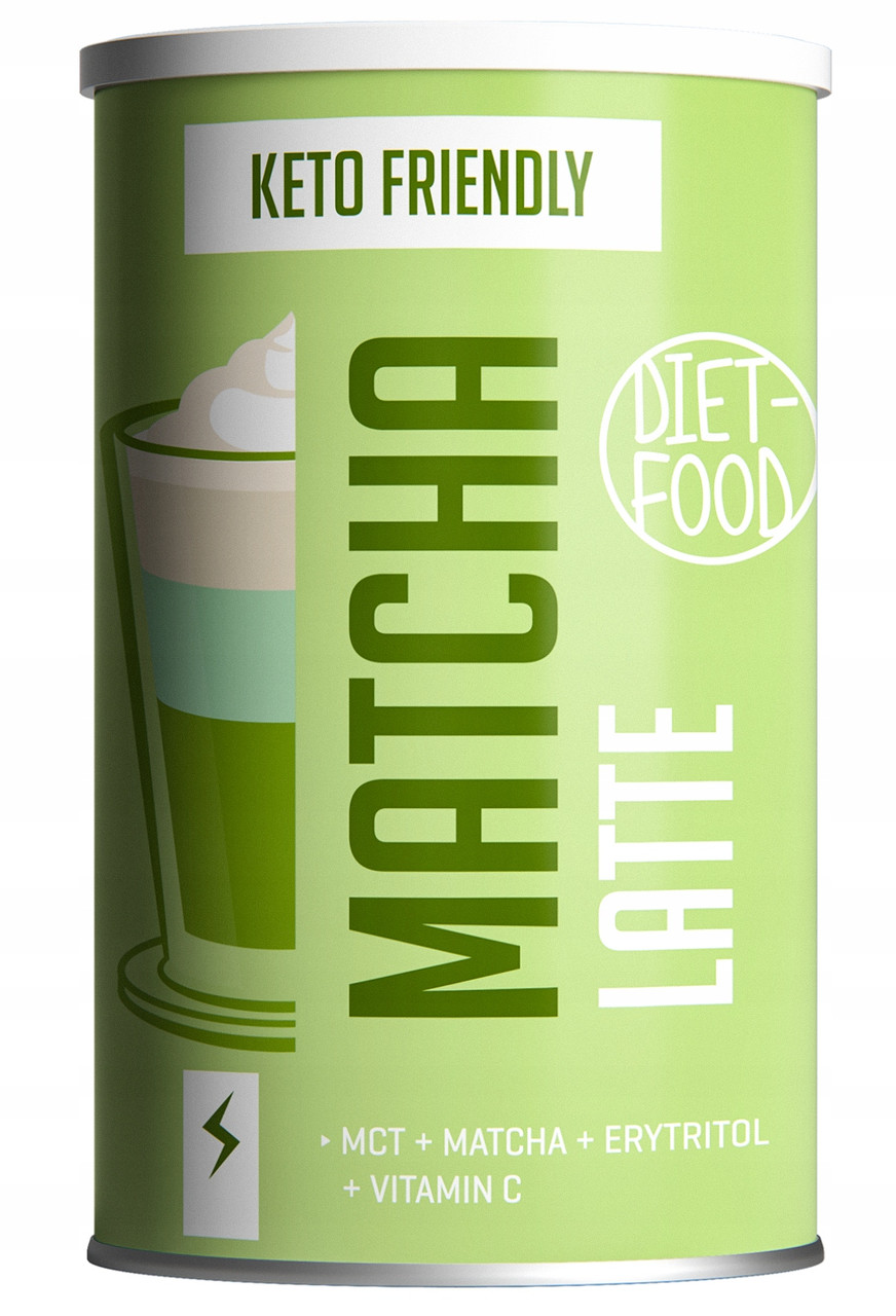 Дієтична їжа MATCHA LATTE + MCT Oil powder KETO, фото 1
