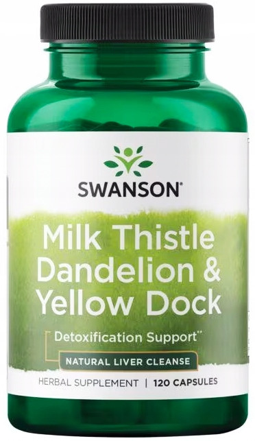 SWANSON Розторопша, кульбаба та жовтий док Розторопша, кульбаба, щавель, фото 1