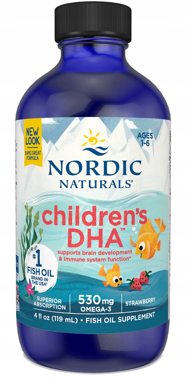 NORDIC NATURALS ДІТЕЙ ДГК 530 мг ОМЕГА-3 119 мл, фото 1
