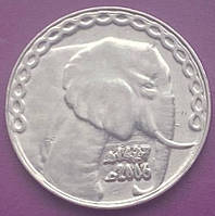 Монета Алжиру 5 дінар 2006 г.
