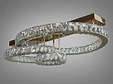 Стельова кришталева світлодіодна люстра 7708-3D/G, фото 2