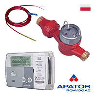 Лічильник тепла (теплочика, тепломір) промисловий Apator LQM-III-FAUN-3,5-25 DN-25 механічний муфтовий