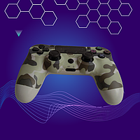 Бездротовий bluetooth джойстик DOUBLE Wireless Controller PS4 -DS-2312-Khaki. Хакі