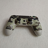 Бездротовий bluetooth джойстик DOUBLE Wireless Controller PS4 -DS-2312-Khaki. Хакі, фото 3