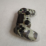 Бездротовий bluetooth джойстик DOUBLE Wireless Controller PS4 -DS-2312-Khaki. Хакі, фото 6