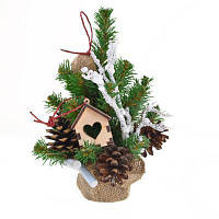 Популярний! Штучна ялинка YES! Fun з прикрасами Будиночок у лісі 0,25 м (904299) - Краща якість тільки на Nukleon.com.ua