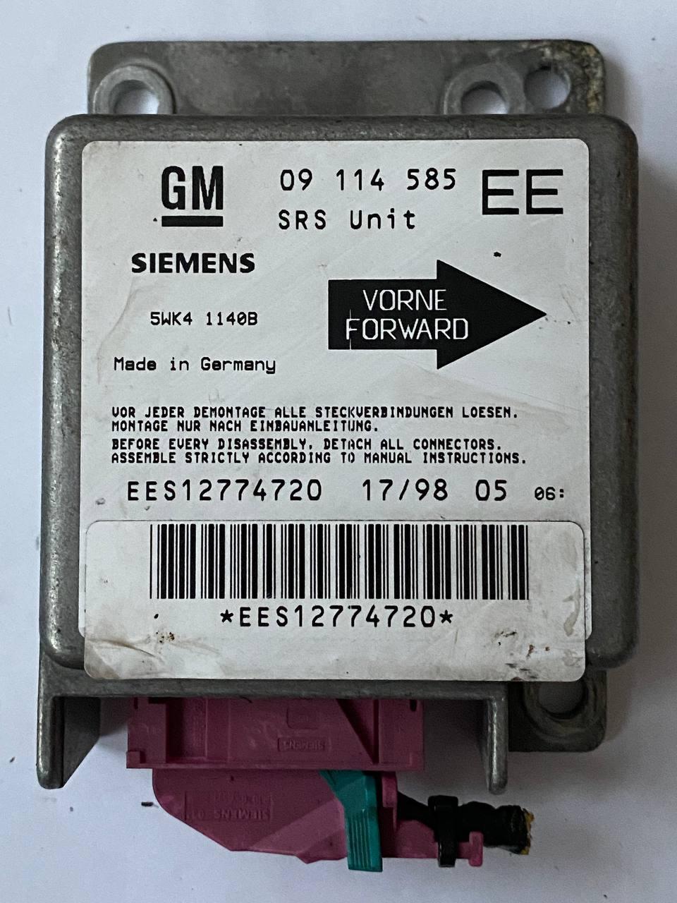 Електронний блок керування Siemens 09 114 585 GM / 09114585GM, фото 1