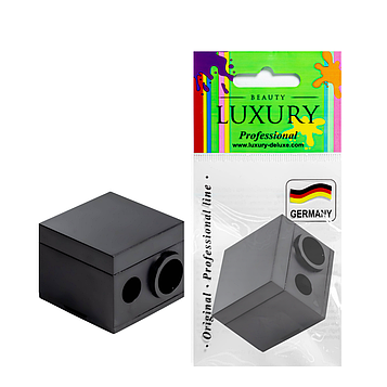 Точилка для косметичних олівців Beauty Luxury подвійна PS-02