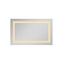 Дзеркало Qtap Cardinal 500х700 з LED-підсвічуванням Touch, з антизапотіванням, з димером, рег. темп. кольору, фото 6