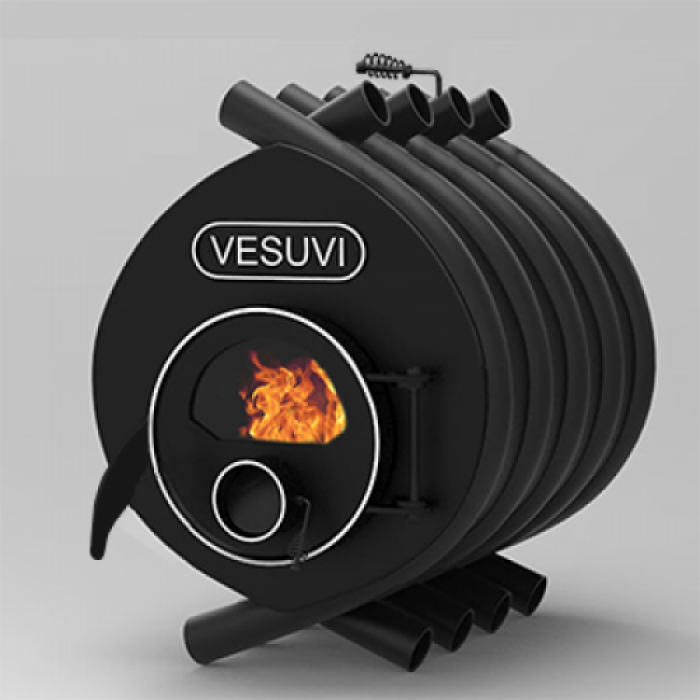 Піч булер'ян до 400 м³ тип 02 VESUVI 18 кВт (600 х 960 х 860 мм) класичний, фото 1