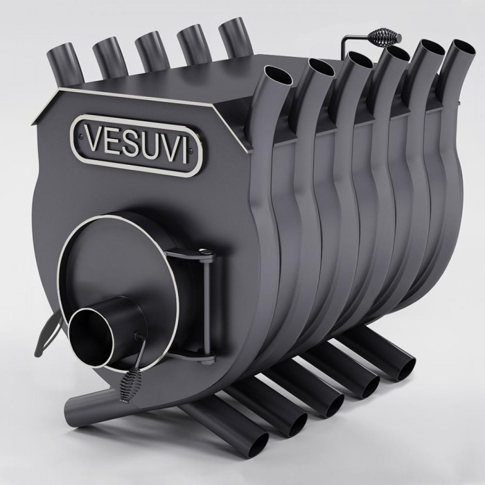 Піч булер'ян до 850 м³ тип 03 VESUVI 12 кВт (640 х 1150 х 885 мм) з варильною поверхнею, фото 1