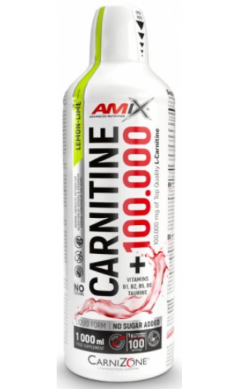 Карнітин AMIX CARNITINE 100.000 мг CARNIZONE 1000 мл Смак : Lemon-Lime, фото 1