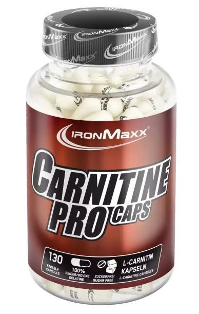 Карнітин IronMaxx CARNITINE PRO 130 капсул, фото 1