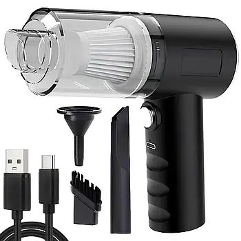 Автомобільний пилосос 3в1, 120 Вт, від USB, XL-938/ Портативний пилосос для машини/Бездротовий мініпилосос Лучшая цена