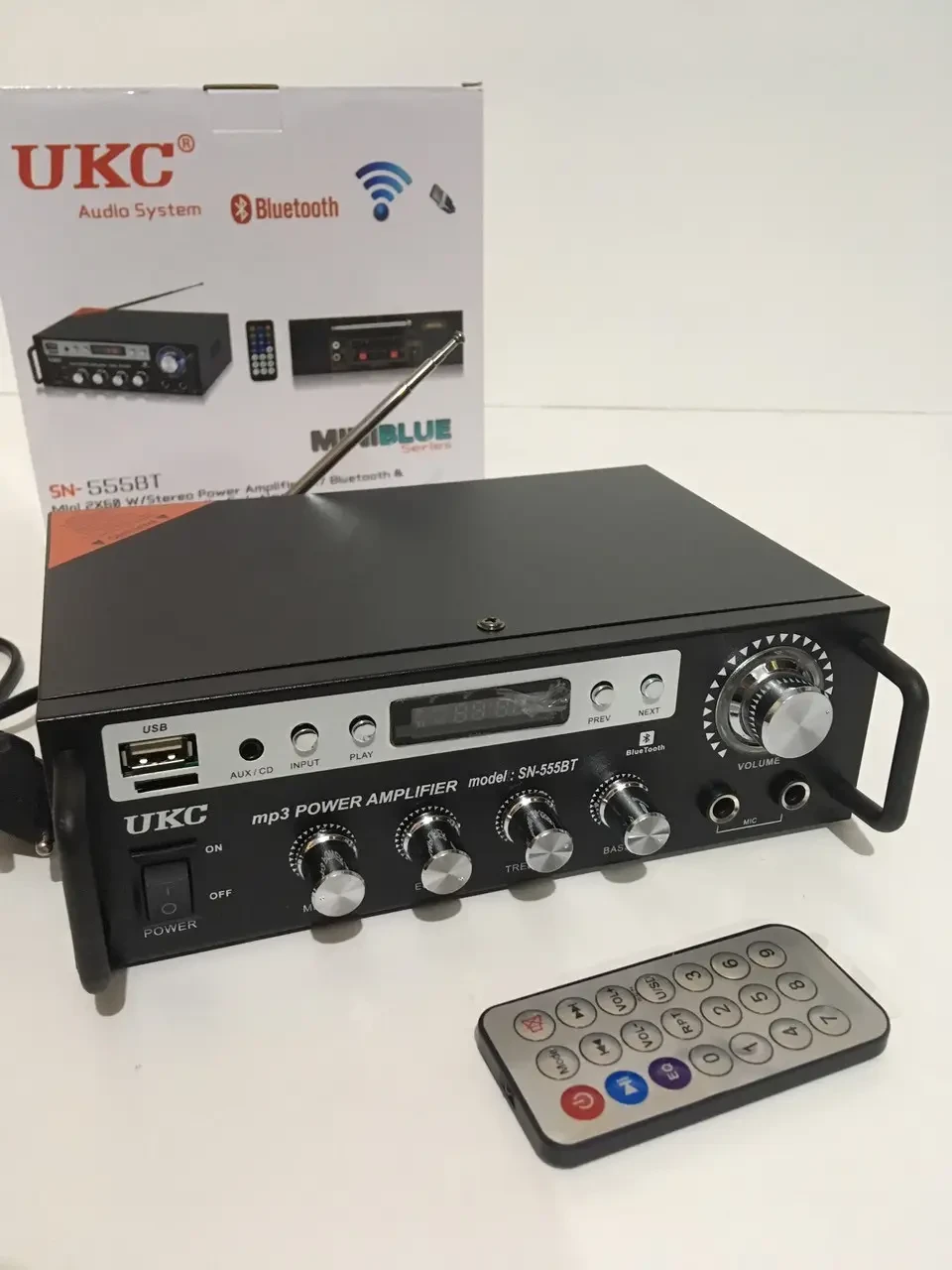 Підсилювач за блютозами AMP SN-555/4513 BT (20 шт./єкість) YU227