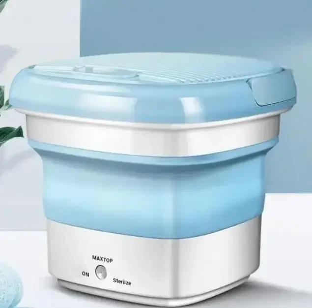 Складана пральна машина MAXTOP silicon washing machine портативне прання для дому та дачі SV227