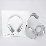 Бездротові навушники P9 Pro Max Bluetooth складані, чорно-білі SV227, фото 3