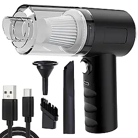 Автомобільний пилосос 3в1, 120 Вт, від USB, XL-938/ Портативний пилосос для машини/Бездротовий мініпилосос iC227