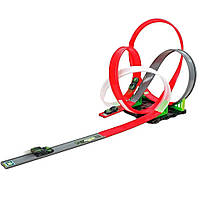 Ігровий набір Bburago GoGears Extreme - Надзвуковий запуск 3 в 1, трек 25 метрів та машинка