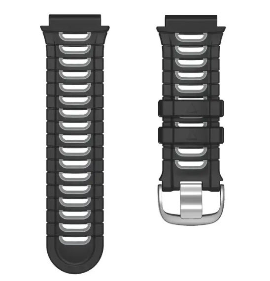 Ремінець для Garmin Forerunner 920XT Гармін Фореранер 920XT (чорно-сірий), фото 1