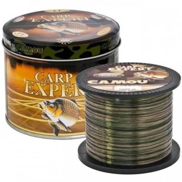 Волосінь Carp Expert Camou 1000м 0.25мм / 8.6кг (колір: камуфляж), фото 1