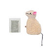 Плюшева іграшка для кота Pet Nova Catnip Mouse1 з пакетиками котячої м'яти, фото 3