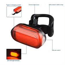Велоліхтар MY-2106-38LED, waterproof, Li-Ion акумулятор, ЗУ Type-C, фото 4