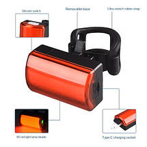 Велоліхтар MY-2105-60LED, waterproof, Li-Ion акумулятор, ЗУ Type-C, фото 6
