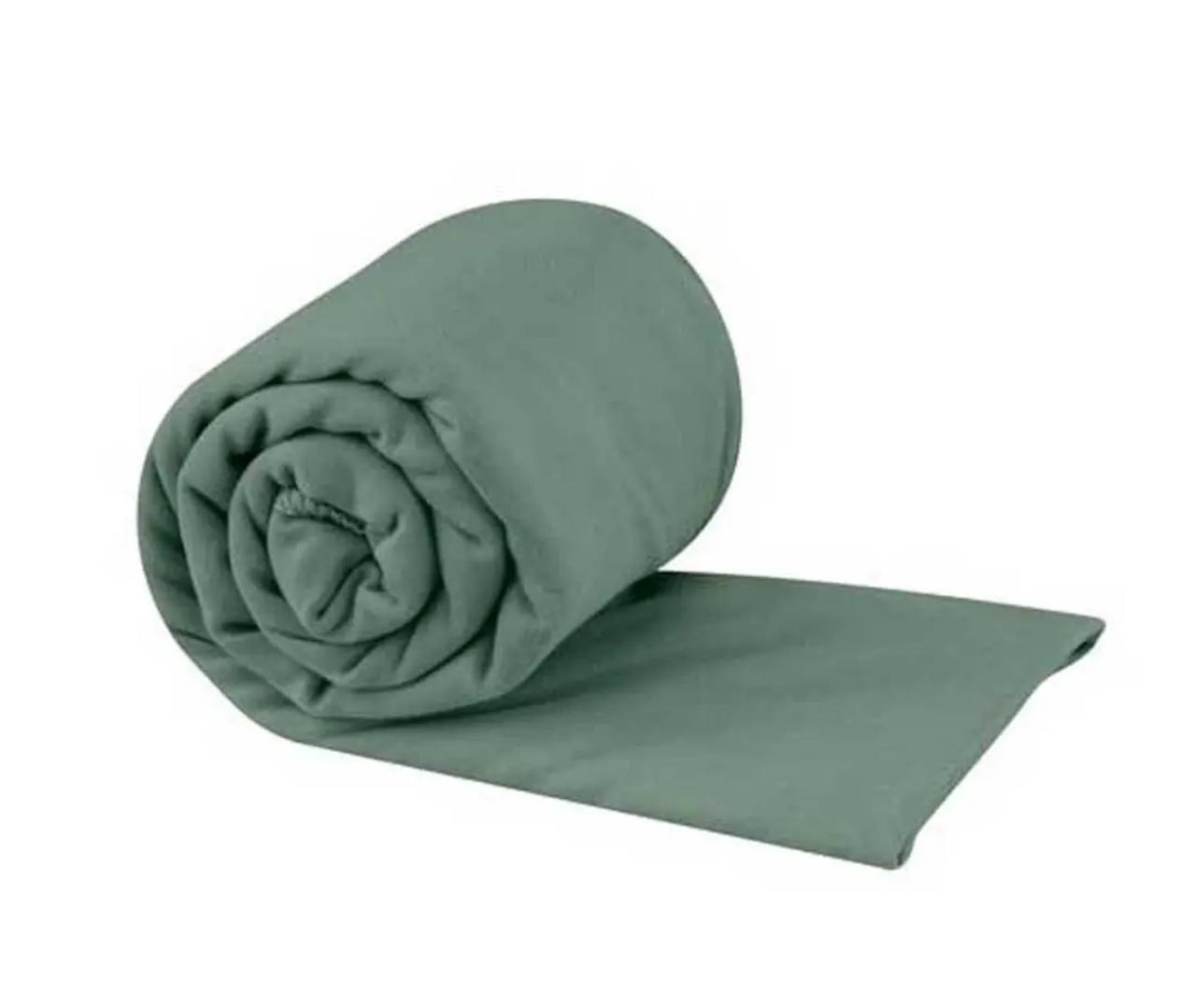 Рушник туристичний мікрофібра 100х50 зелений Pocket Towel от Sea To Summit, фото 1