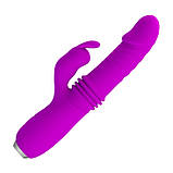 Вибратор Pretty Love Dorothy USB 3 Thrusting 12 Vibration, фото 5