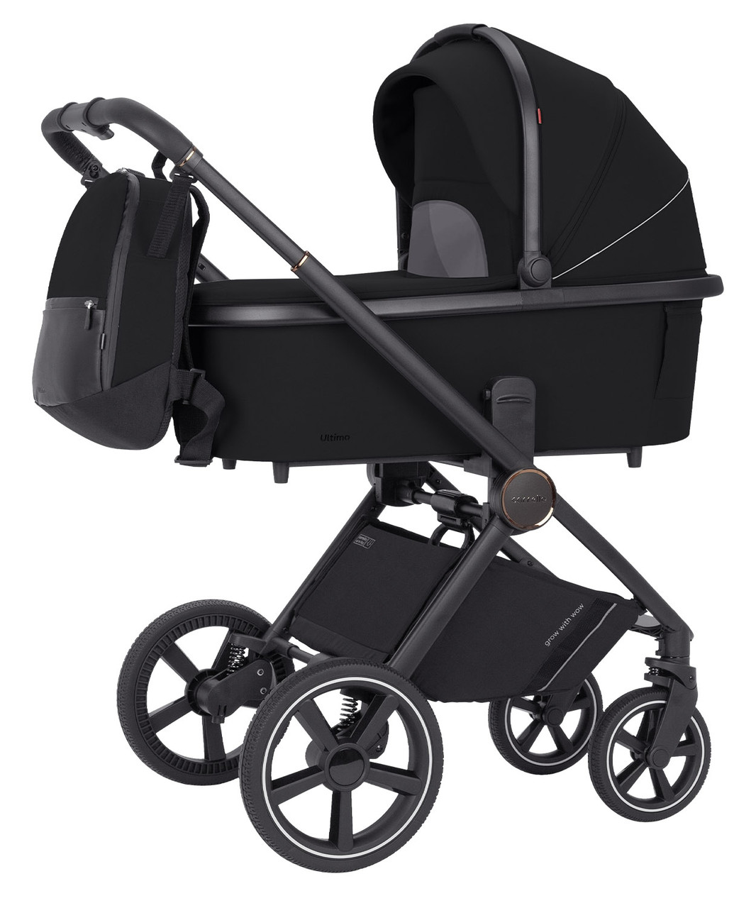Універсальна коляска 2в1 CARRELLO Ultimo CRL-6518 Sable Black Чорна