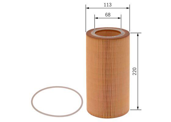 Фільтр масляний OX561D DAF XF105, Bosch, фото 1