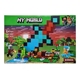 Дитячий конструктор Майнкрафт Аванпост мечів, 312 деталей, 1097