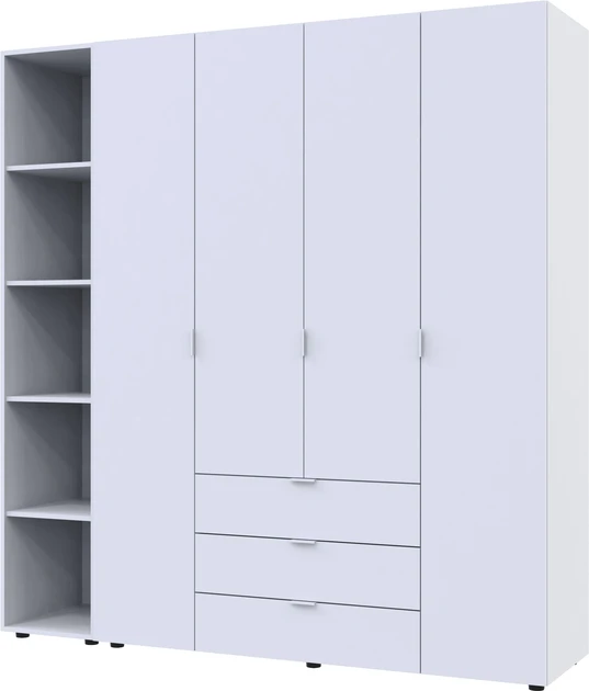 Шафа розпашна Версаль 4Д 3Ш пенал (192.2х50х205) "Фенікс", фото 1