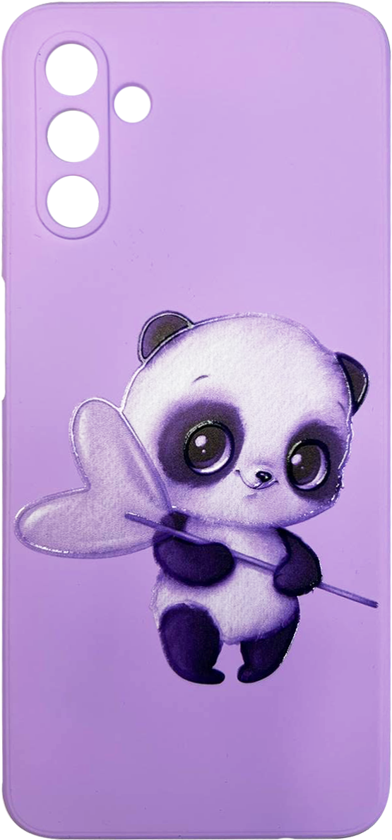Силікон SA A047 light violet Panda Silicone Case
