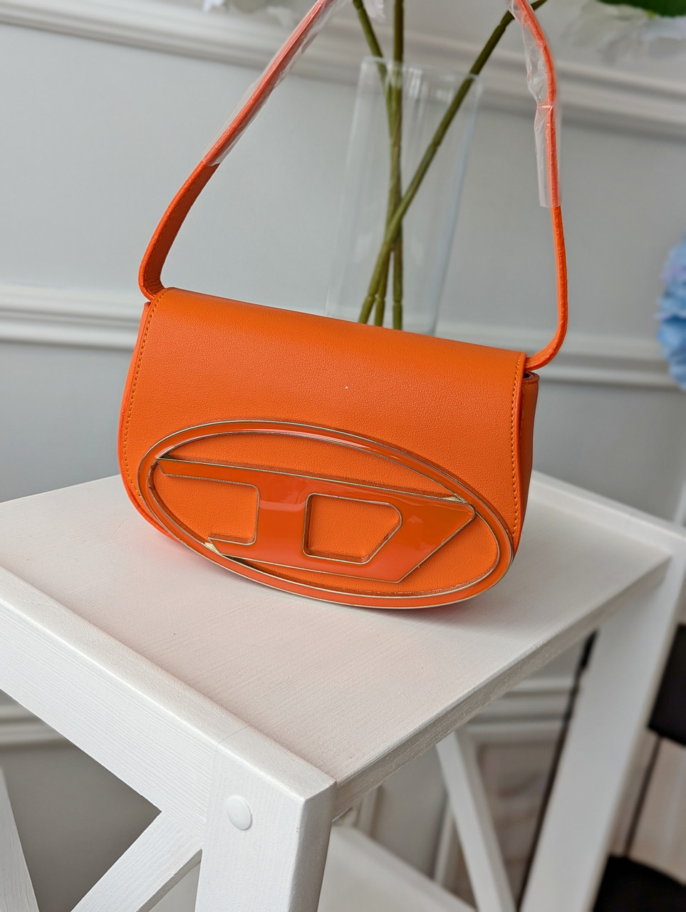 Сумка жіноча Diesel жовтогарячий Дизель Lux, фото 1