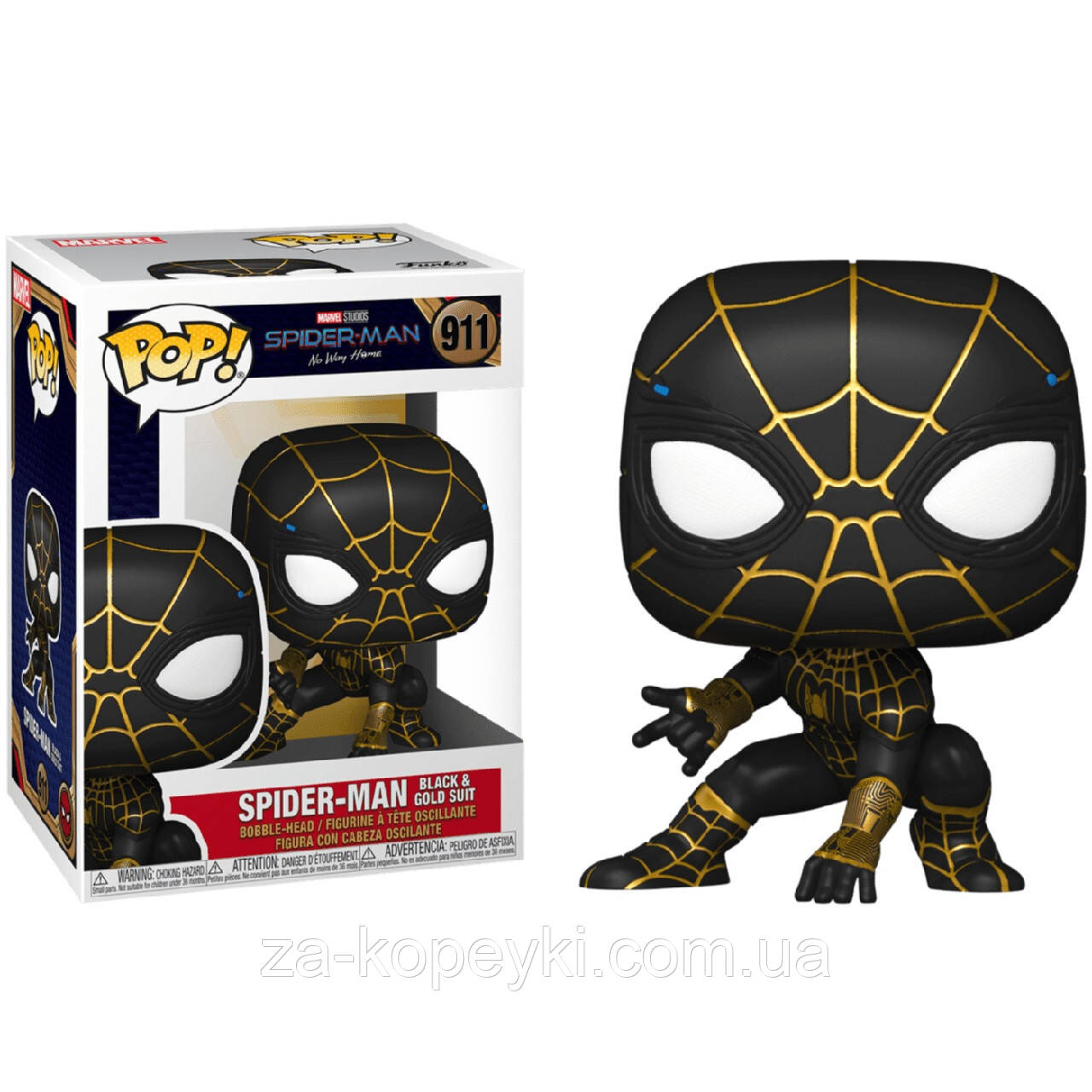 Колекційна фігурка Funko POP Spider-man No Way Home/Людина-павук Вдалині від дому №911