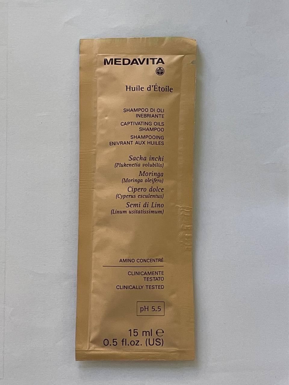 Шампунь - олія з антиоксидантною дією Medavita HUILE D'ETOILE Captivating Oils Shampoo, фото 1
