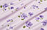 Сатин "Бузкові квіти на блідо-ліловому фоні", №5225с, фото 4