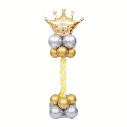 Кульки на підставці телескоп Золота Корона з хром, фото 1