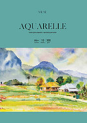 Папір А4+/10арк. MUSE для акварелі 300г/м2 ВД-лак PD-A4-076