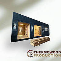 Які матеріали Thermowood Production використовує при виробництві саун? Відео